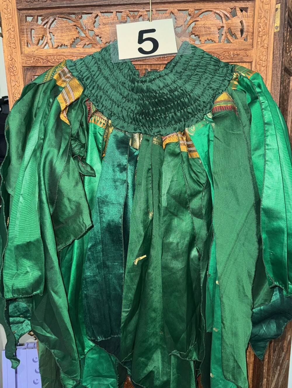 Renaissance Festival Overskirt - Green Varations - Picture 4 of 4